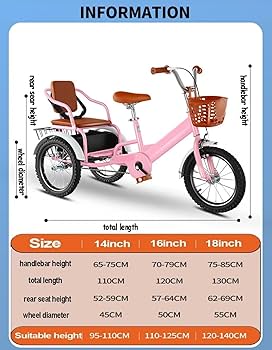 ベージュ 三輪車 前後バスケット付き ベージュ 三輪車 前後バスケット付き ベージュ 三輪車 前後